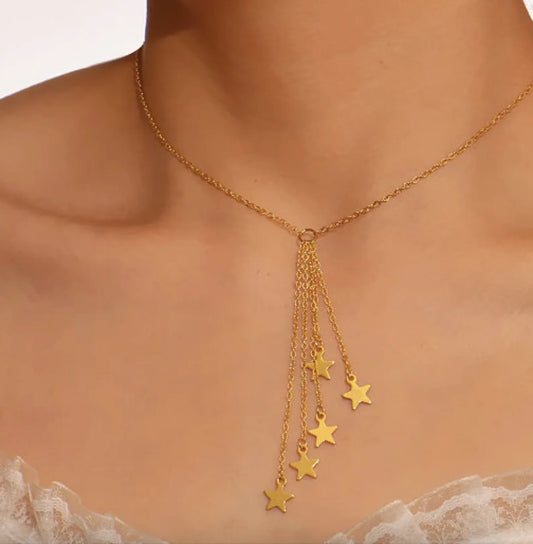 Dainty Star Gold Necklace